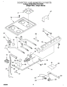 03 - Cooktop And Manifold, Literature parts for Whirlpool Range SF318PEWZ0 from AppliancePartsPros.com