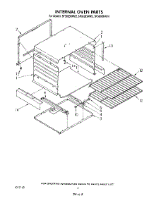 03 - Internal Oven parts for Whirlpool Range SF302BSRW4 from AppliancePartsPros.com