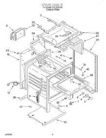 05 - Oven parts for Whirlpool Range SF310PEAQ3 from AppliancePartsPros.com