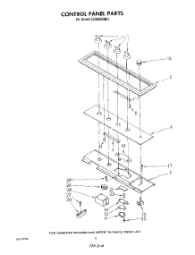 05 - Control Panel parts for Whirlpool Cooktop SC8900EMH1 from AppliancePartsPros.com