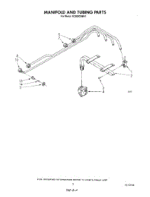 06 - Manifold And Tubing parts for Whirlpool Cooktop SC8900EMH1 from AppliancePartsPros.com