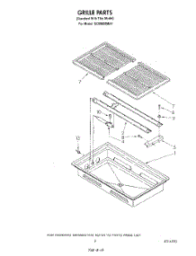 08 - Grille parts for Whirlpool Cooktop SC8900EMH1 from AppliancePartsPros.com