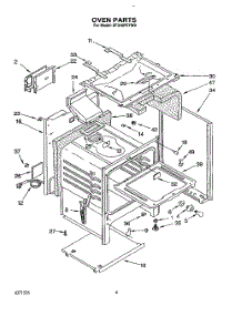 06 - Oven parts for Whirlpool Range SF310PEYW0 from AppliancePartsPros.com