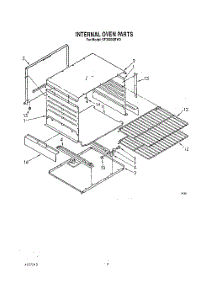 03 - Internal Oven parts for Whirlpool Range SF3000SRW0 from AppliancePartsPros.com