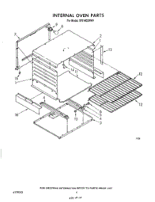 04 - Internal Oven parts for Whirlpool Range SF514ESRW0 from AppliancePartsPros.com