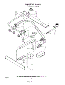 03 - Manifold parts for Whirlpool Range SF313PEPT0 from AppliancePartsPros.com