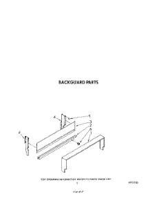 04 - Backguard parts for Whirlpool Range SF3020ERW3 from AppliancePartsPros.com