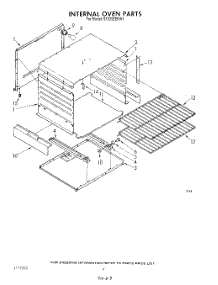 03 - Internal Oven parts for Whirlpool Range SF335EERW1 from AppliancePartsPros.com