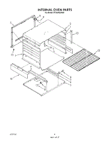 03 - Internal Oven parts for Whirlpool Range SF330PEWW0 from AppliancePartsPros.com