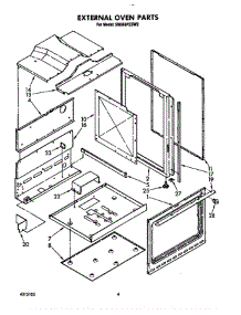 External Oven parts for Whirlpool Range SM988PESW2 from AppliancePartsPros.com