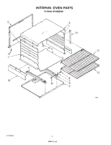 03 - Internal Oven parts for Whirlpool Range SF302BERW1 from AppliancePartsPros.com