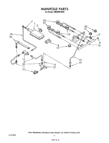 04 - Manifold parts for Whirlpool Range SM988PESW0 from AppliancePartsPros.com