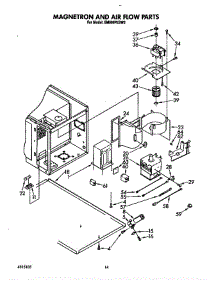 Magnetron And Air Flow parts for Whirlpool Range SM988PESW2 from AppliancePartsPros.com