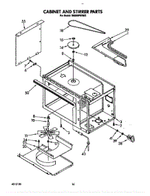 Cabinet And Stirrer parts for Whirlpool Range SM988PESW2 from AppliancePartsPros.com