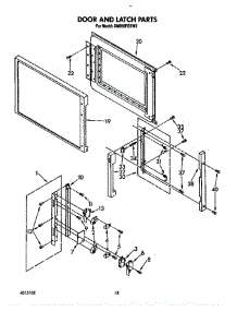 Door And Latch parts for Whirlpool Range SM988PESW2 from AppliancePartsPros.com