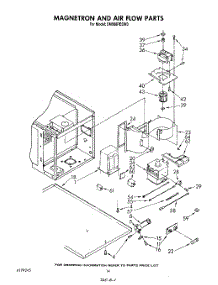 10 - Magnetron And Air Flow parts for Whirlpool Range SM988PESW0 from AppliancePartsPros.com