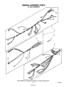 13 - Wiring Harness , Literature And Optional parts for Whirlpool Range SM988PESW0 from AppliancePartsPros.com