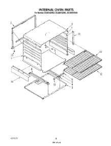 05 - Internal Oven parts for Whirlpool Range SS3004SRW2 from AppliancePartsPros.com
