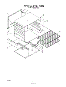 03 - Internal Oven parts for Whirlpool Range SE950PERW1 from AppliancePartsPros.com