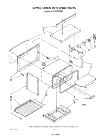 08 - Upper Oven Internal, Lit / Optional parts for Whirlpool Range SE950PERW1 from AppliancePartsPros.com