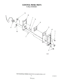 10 - Control Panel parts for Whirlpool Range SE950PERW1 from AppliancePartsPros.com