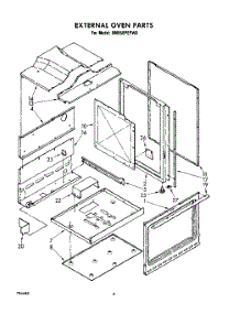 03 - External Oven parts for Whirlpool Range SM958PEPW0 from AppliancePartsPros.com