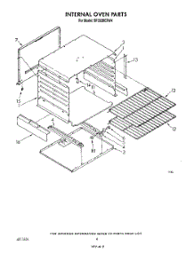 03 - Internal Oven parts for Whirlpool Range SF332BERW4 from AppliancePartsPros.com