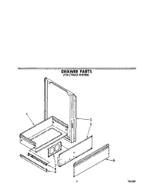 07 - Drawer parts for Whirlpool Range SM958PEPW0 from AppliancePartsPros.com