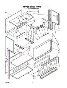 08 - Upper Oven parts for Whirlpool Range SM958PEPW0 from AppliancePartsPros.com