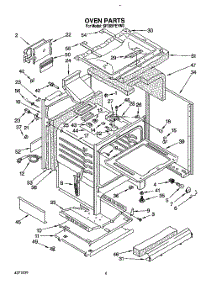 06 - Oven parts for Whirlpool Range SF385PEYW0 from AppliancePartsPros.com