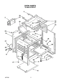 06 - Oven parts for Whirlpool Range SF310PEYQ1 from AppliancePartsPros.com