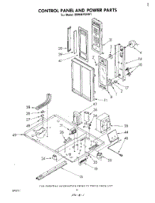 09 - Control Panel And Power parts for Whirlpool Range SM958PSKW1 from AppliancePartsPros.com