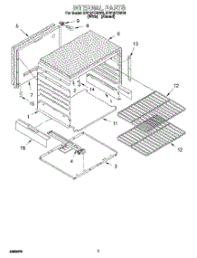 05 - Internal parts for Whirlpool Range SF312PEWN0 from AppliancePartsPros.com