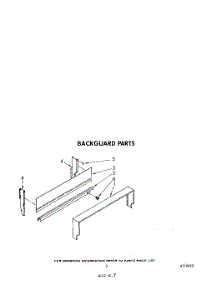 03 - Backguard parts for Whirlpool Range SF010EERW0 from AppliancePartsPros.com