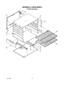 03 - Internal Oven parts for Whirlpool Range SF336PESW5 from AppliancePartsPros.com