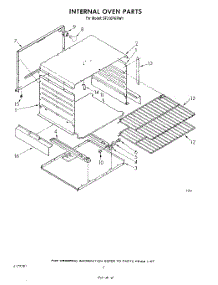 03 - Internal Oven parts for Whirlpool Range SF310PERW1 from AppliancePartsPros.com
