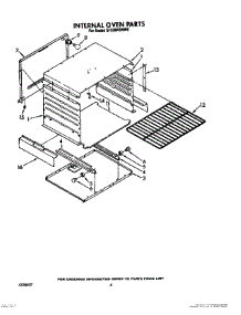 03 - Internal Oven parts for Whirlpool Range SF336PEWW0 from AppliancePartsPros.com