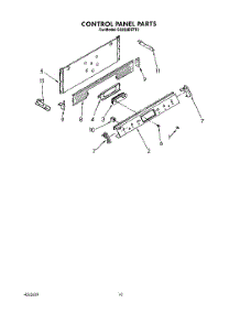 07 - Control Panel, Lit / Optional parts for Whirlpool Range SS363BETT2 from AppliancePartsPros.com