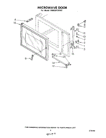 06 - Microwave parts for Whirlpool Range SM958PSKW2 from AppliancePartsPros.com