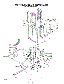 09 - Control Panel And Power parts for Whirlpool Range SM958PSKW2 from AppliancePartsPros.com