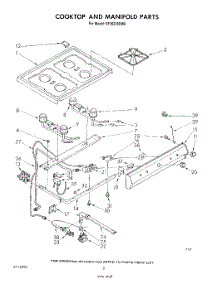06 - Cooktop And Manifold , Literature And Optional parts for Whirlpool Range SF3021ERW0 from AppliancePartsPros.com