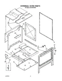 03 - External Oven parts for Whirlpool Range SF370PEWW0 from AppliancePartsPros.com