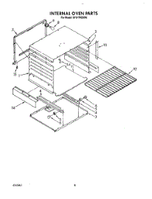 06 - Internal Oven parts for Whirlpool Range SF317PEXW0 from AppliancePartsPros.com