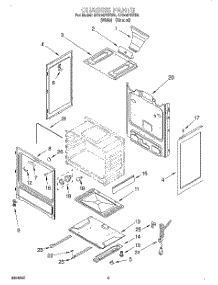 04 - Chassis parts for Whirlpool Range SF304PEEN0 from AppliancePartsPros.com