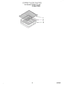 07 - Oven Rack, Literature parts for Whirlpool Range SF387PEYQ8 from AppliancePartsPros.com