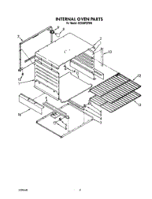 03 - Internal Oven parts for Whirlpool Range SE950PERW6 from AppliancePartsPros.com