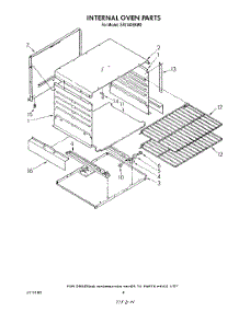 06 - Internal Oven parts for Whirlpool Range SF0140SRW2 from AppliancePartsPros.com