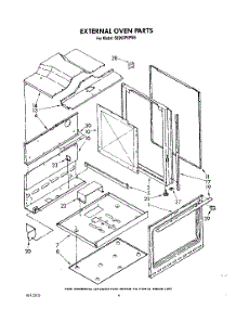 03 - External Oven parts for Whirlpool Range SE960PEPW5 from AppliancePartsPros.com