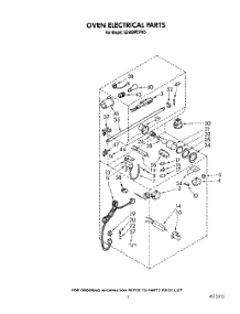 05 - Oven Electrical parts for Whirlpool Range SE960PEPW5 from AppliancePartsPros.com