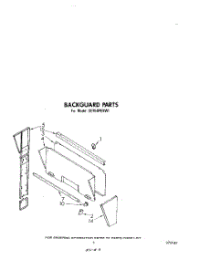 07 - Backguard parts for Whirlpool Range SE950PEKW1 from AppliancePartsPros.com